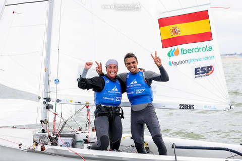 Nora Brugman i Jordi Xammar revaliden la plata al Mundial de 470 a la Haia - 5