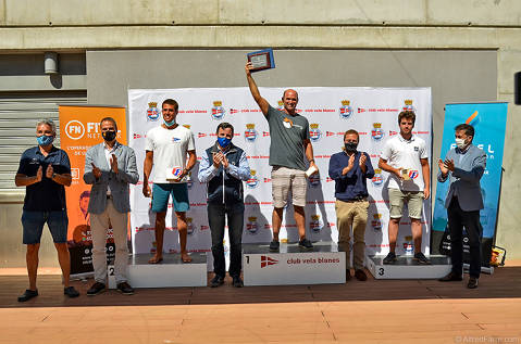 Curro Manchón i Anto Domínguez Campions d'Espanya de Raceboard. - 2