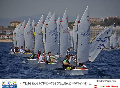 El 41 Vila de Blanes Optimist Regata perfila els Campions de Catalunya