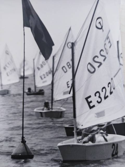 En la década de los 70 la familia Depares, fue el alma de los optimist en el Club Vela Blanes - 3