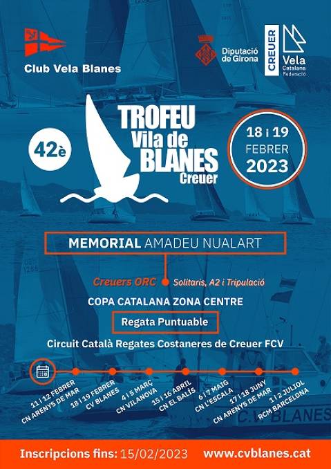 42è Trofeu Vila de Blanes Creuer-Memorial Amadeu Nualart 2023