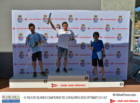 Arnau Gelpí i Nora García els nous Campions de Catalunya d'Optimist a Blanes - 4