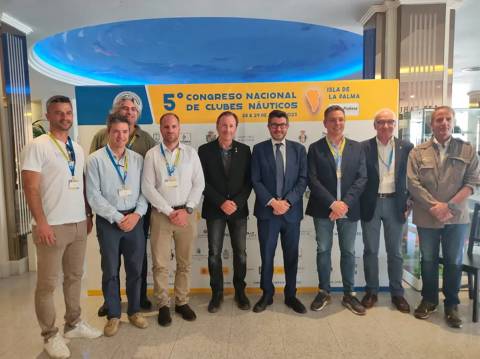 El Club de Vela Blanes asiste en el 5º Congreso Nacional de Clubes Náuticos en la isla de La Palma.