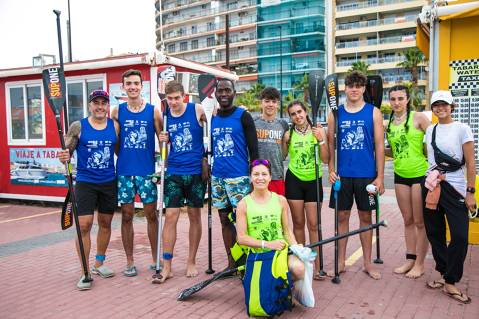 Abril y mayo traen los primeros trofeos de la temporada al equipo de paddle surf del Club Vela Blanes