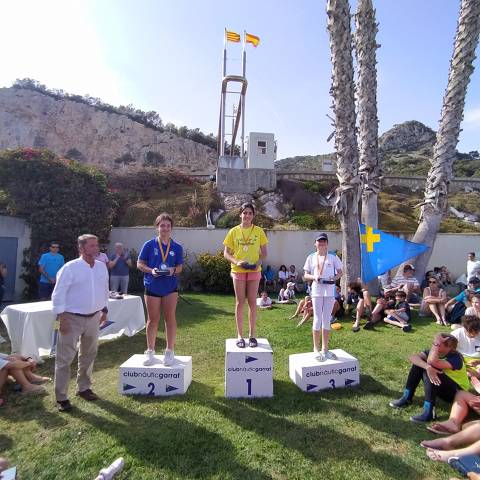 Tres podios en el Campeonato de Cataluña Optimist Grup 3 en Garraf - 1