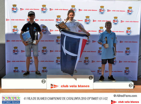 Arnau Gelpí i Nora García els nous Campions de Catalunya d'Optimist a Blanes - 8