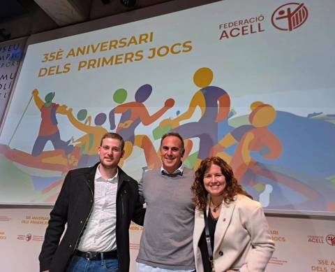 El Club de Vela Blanes pressent a l'acte de celebració del 35è aniversari dels primers Jocs Esportius ACELL - 1