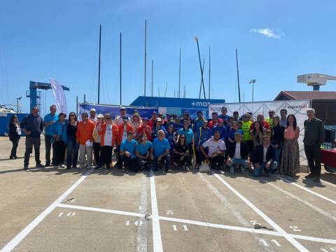 El CE El Vilar y el Club Vela Blanes ganan la 1ª Regata prueba de Vela ACELL – SPECIAL OLYMPICS de Cataluña de este 2024 en el CN La Ràpita. - 4