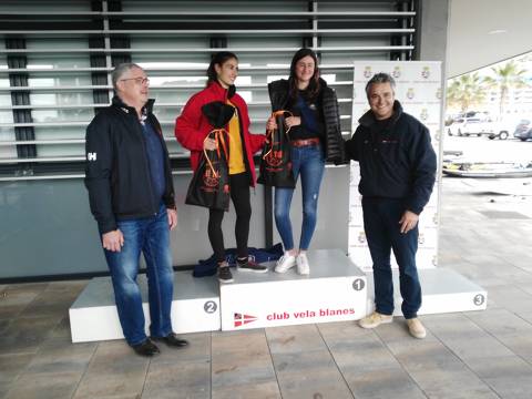 Marc Tusquets del CVB, a la classe Raceboard, Campió del Trofeu Primavera N2 - 5