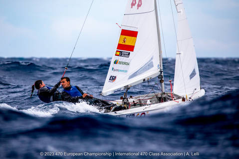 Nora Brugman i Jordi Xammar cinquens a l’Europeu de 470 a San Remo - 3