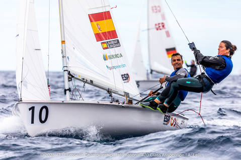 Nora Brugman y Jordi Xammar quintos al Europeo de 470 en San Remo - 1