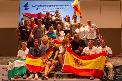 Luís Camacho sisè a la seva categoria al mundial de raceboard celebrat a Cannes.