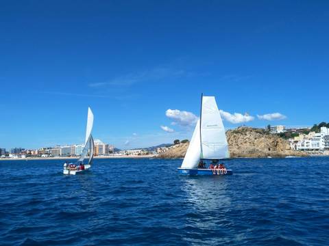 Èxit, sense precedents, de l'activitat del Bateig de Mar entre les escoles de Blanes - 3