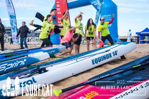 Els amateurs Elsa Auger, Marta Carrascosa i Àngel Guerrero pugen al podi del Campionat Catalunya de llarga distància de paddle-surf - 4