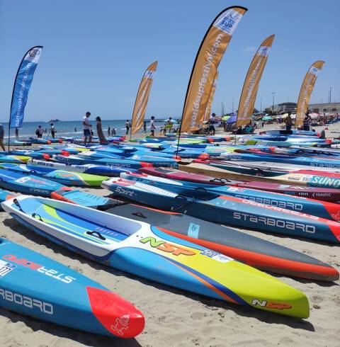 El equipo de Club Vela Blanes en el WORLD SUP FESTIVAL de Santa Pola - 4