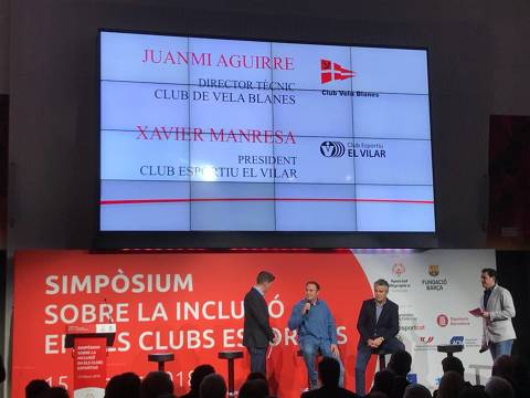 El CVB acapara el protagonisme al simpòsium sobre la inclusió en els clubs esportius a la Fundació Barça - 1