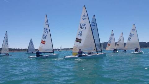 Axel Muñoz finalitza 3er sènior a la Copa d'Espanya Finn 2019 - 1