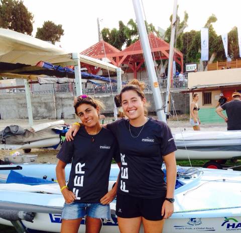 Nora Brugman porta el nom del Club Vela Blanes al Mundial de 470 a Israel. - 1