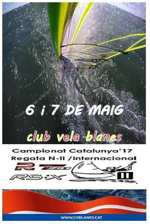 Campionat Catalunya 2017 Raceboard / Techno 293 N-2 RS:X / Iniciació Internacional División II