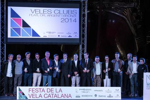 El Club Vela Blanes entre els millors del 2014 a la Festa de la Vela Catalana.