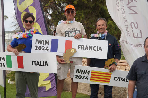Doble podio blandense en el IWIM Copa de España 2024 de windsurfer