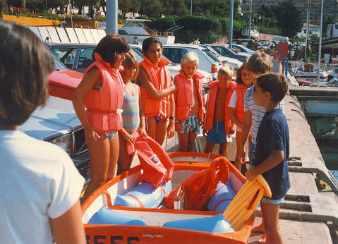 En la década de los 70 la familia Depares, fue el alma de los optimist en el Club Vela Blanes - 7