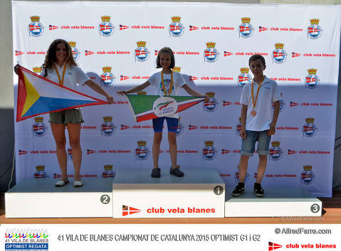 Arnau Gelpí i Nora García els nous Campions de Catalunya d'Optimist a Blanes - 2