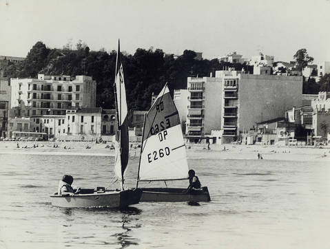 En la década de los 70 la familia Depares, fue el alma de los optimist en el Club Vela Blanes - 4