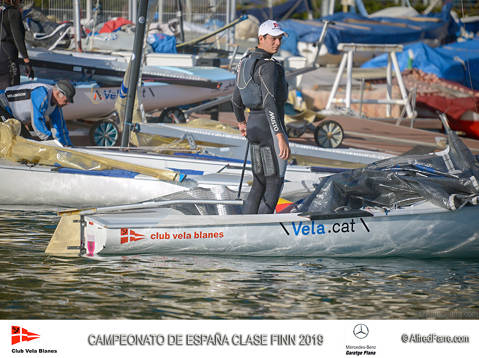 El català Carlos Ordóñez (Club Vela Blanes) Campió d’Espanya Absolut de la classe Finn 2019 - 1