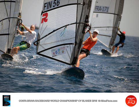 Aleksandra Blinnikka intractable al Mundial de Blanes. - 1