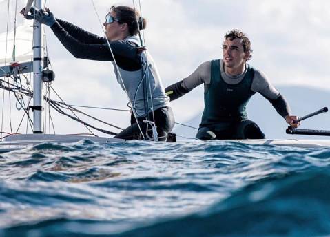 Xammar y Brugman entre la élite mundial en Palma, en la Mallorca Sailing Center Regatta.