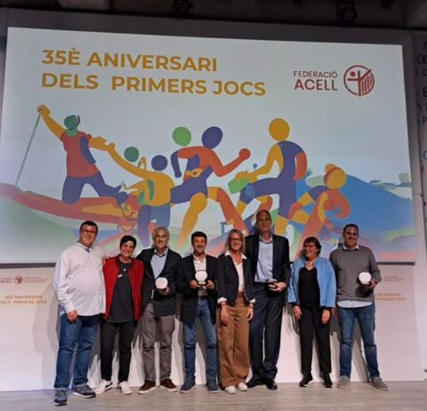 El Club de Vela Blanes pressent a l'acte de celebració del 35è aniversari dels primers Jocs Esportius ACELL