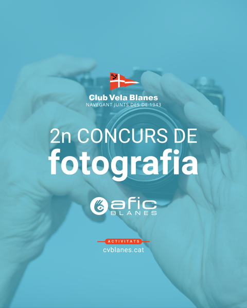 El Club de Vela Blanes abrió esta semana pasada el plazo de participación en el 2º Concurso de fotografía náutica.