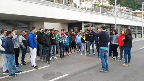 Alumnes del Tecno Campus de Mataró visiten les nostres instal·lacions.