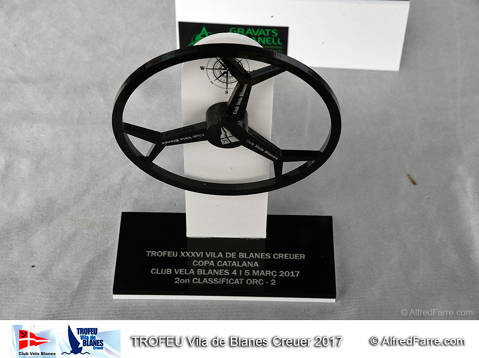 AUDAX, KORRIGAN i VALENTINA guanyadors de l'edició 2017 del Trofeu Vila de Blanes de Creuers ORC. - 2