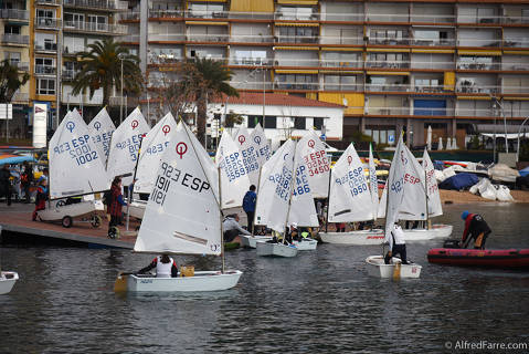 Arranca la regata Vila de Blanes de Optimist con 145 regatistas de todo el litoral catalán. - 6