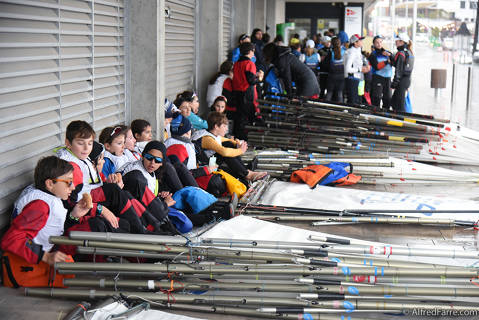 Arranca la regata Vila de Blanes de Optimist con 145 regatistas de todo el litoral catalán. - 7