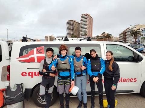 La flota de optimist del Club de Vela Blanes entre los 544 regatistas de la 34ª International Vila de Palamós Optimist Trophy.