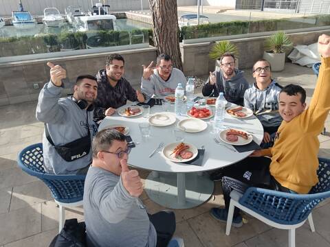 Con “la barbacoa de Navidad” se pone fin al año de vela con el Club Deportivo El Vilar