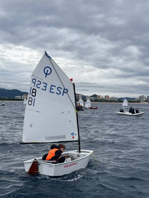 Cinc regatistes del Club de Vela Blanes participen en la 52a Regata N2 d’Optimist - 1
